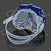 SC009 USB Rechargeable 3.0MP Underwater Diving Scuba Mask Digital Camera Camcorder - Blue (4GB)