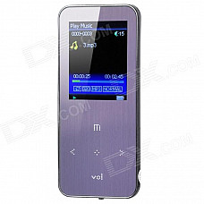ONN Q9 Ultra-Slim 1.8" Screen MP3 Player w/ TF / FM - Purple (4GB)