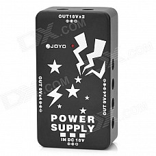 JOYO JP01 Multi Power Supply Adapter for 10 Guitar Effect Pedals - Black