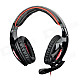 SADES SA-902 USB 2.0 Game Headphones w/ Microphone + Volume Control - Black + Red (300cm-Cable)