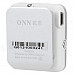ONN Q6 Mini 1.5" Screen MP3 Player w/ FM / Clip - Silver (4GB)