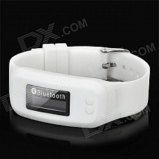 BTW01 Bluetooth v2.0 Bracelet Watch - White