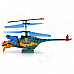 Bird Style Rechargeable 4-Channel 180mAh R/C Helicopter - Green + Blue + Yellow