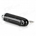 Portable Rechargeable Bluetooth 3.0 Cell Phone Handsfree Speaker Car Kit - Black