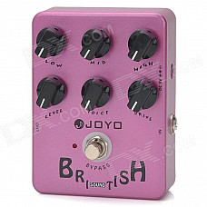 JOYO JF-16 Bypass Design Brithish Sound Guitar Effect Amplifier Simulator Pedal - Purple