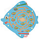 Cute Fish Shaped Coordination Ability Training Magnetic Maze Toy - Blue