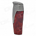 HONEST 3# Butane Gas Stainless Steel Windproof Lighter - Red