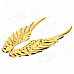 3D Angel Wing Shaped Car Decoration Sticker - Golden (Pair)