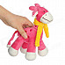 Cute Giraffe Style Doll Toy - Pink + White