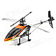 ZR-Z101 Rechargeable 4-CH 40.68MHz Radio Controlled Single Propeller R/C Helicopter w/ Gyro - Orange