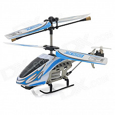 SH-6025-1 Rechargeable 3.5-CH IR Remote Control R/C Helicopter with Gyro - Blue