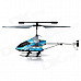 ZR-Z008 Rechargeable 4-CH IR Remote Controlled R/C Helicopter w/ Gyro - Blue + Silver Grey