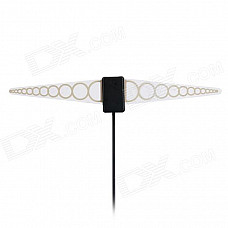 Digital TV Antenna w/ FM Radio - Black (12V)