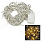 Decoration 6W 100-LED Party Warm White String Light for Christmas - Translucent (AC 220V / 10m)