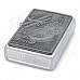 Aircraft of World War I Pattern Zinc Alloy Fuel Oil Lighter - Silver