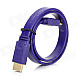 HDMI V1.4 Male to Male Flat Connection Cable - Purple (50cm)