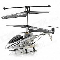 IA-8833 Rechargeable 3.5-CH IR Remote Controlled R/C Helicopter w/ Gyro / LED - Silver