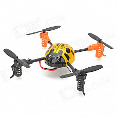 IA 8935 Lady Bug Style Rechargeable 4-CH 4-Axis 2.4GHz Radio Control R/C Aircraft w/ 3D Gyro