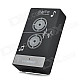 DENKO MP-04 Wireless Mutual-Induction Speaker for Iphone / Samsung Cellphone / PC - Black + White