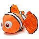 Cute Fish Style Soft Plush + PP Cotton Toy - Orange + White + Black