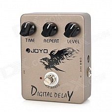 Joyo JF-08 Digital Delay Guitar Effect Pedal - Rosybrown + Black