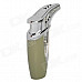 HONEST 1# Butane Gas Jet Windproof Lighter - Champagne + Silver