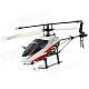 ZR-Z102 Rechargeable 4-CH 2.4GHz Radio Control Single Blade R/C Helicopter w/ Gyro - Black + White