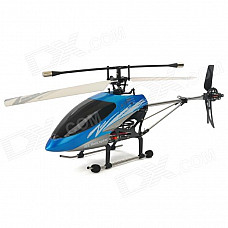 ZR-Z100 Rechargeable 3.5-CH Radio Control Single Blade R/C Helicopter w/ Gyro - Blue + Black