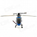 ZR-Z100 Rechargeable 3.5-CH Radio Control Single Blade R/C Helicopter w/ Gyro - Blue + Black