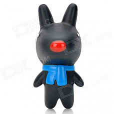 Cute Cartoon Dog Shaped Plastic Suction Cup - Black + Red + Blue