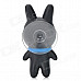 Cute Cartoon Dog Shaped Plastic Suction Cup - Black + Red + Blue