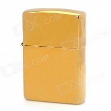 Stylish Copper Fuel Lighter - Golden