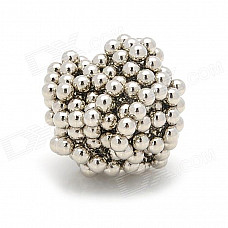 KA1314 3657B DIY 3mm Neodymium Magnet Spheres - Silver (216 PCS)