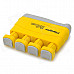 Popular Flanger FA-10 Plastic Finger Strength Training Device for Piano / Guitar + More - Yellow