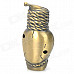 LED Eyes Skull Head Style Gas Lighter - Bronze