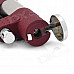 HY069 Butane Jet Lighter w/ Mountaineering Buckle - Wine Red + Silver