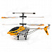 Udi U802 Rechargeable 3.5-CH IR Remote Control R/C Helicopter w/ Gyro - Yellow + Black