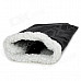 SD-3102 Ice Scraper Snow Shovel w/ Cotton Warm Glove for Car - Black
