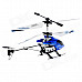 ZR-Z006 Rechargeable 3-CH IR Remote Control R/C helicopter w/ Gyro - Blue + Black