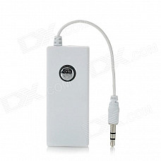 LanHu 002 2.4GHz Bluetooth V2.0 Audio Transmitter Dongle - White (3.5mm Plug)