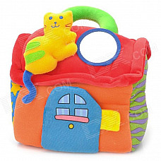 Lokyee 7119 Cute Plush Mouse house Bag Mouse Toy - Multicolored