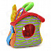 Lokyee 7119 Cute Plush Mouse house Bag Mouse Toy - Multicolored