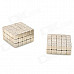 YSDX-630 5mm Neodymium Magnet Cube DIY Puzzle Set - Silver (125 PCS)