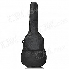 Water Resistant Oxford Cloth Bag for Wooden Guitar - Black