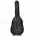 Water Resistant Oxford Cloth Bag for Wooden Guitar - Black