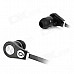 SONUN SN-691 Stylish In-Ear Earphones - Black (3.5mm Plug / 128cm)