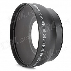 52mm 0.45X Wide Angle + Macro Conversion Lens - Black