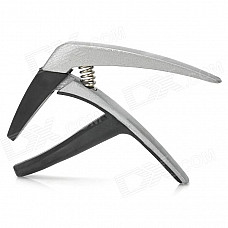 FCT-81 Aluminum Alloy Capo for Folk / Classic / Electric guitar - Black + Silver