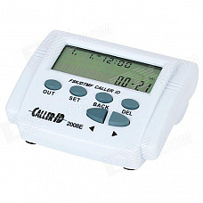CID-2008E Caller ID Monitor - White (2 x AAA)