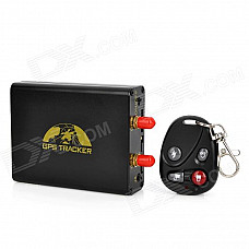 GPS / GSM / GPRS Tracker with Remote Controller - Black